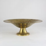 Brass platter on the foot