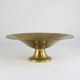 Brass platter on the foot
