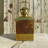 Brass boat tempete lamp