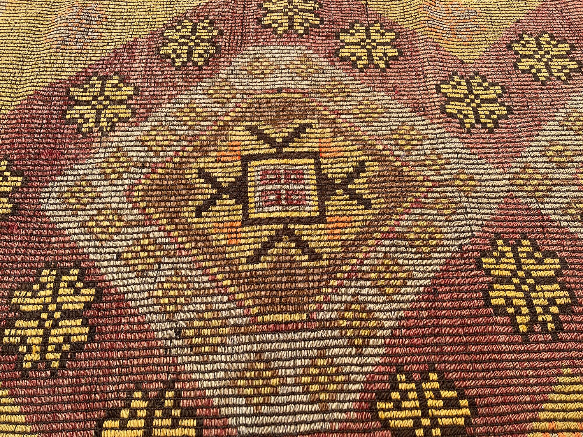 Vintage Turkish Kilim Rug , 226 x 100 cm