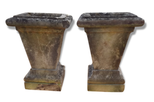 Paire de Vases 19 ème en Pierre