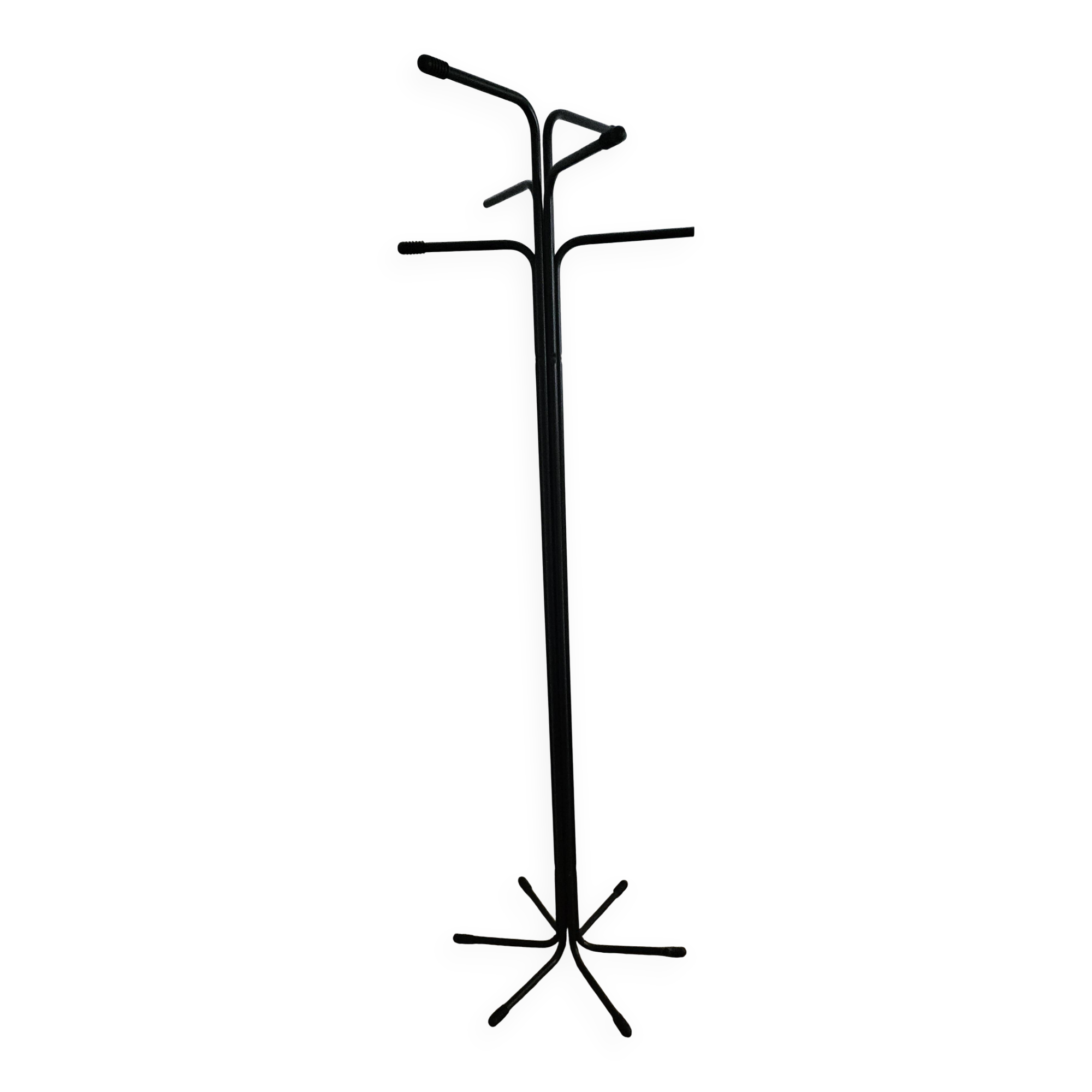 6-arm metal coat rack from the 80s