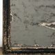 Antique French mirror from the late 19th century with a black painted frame.