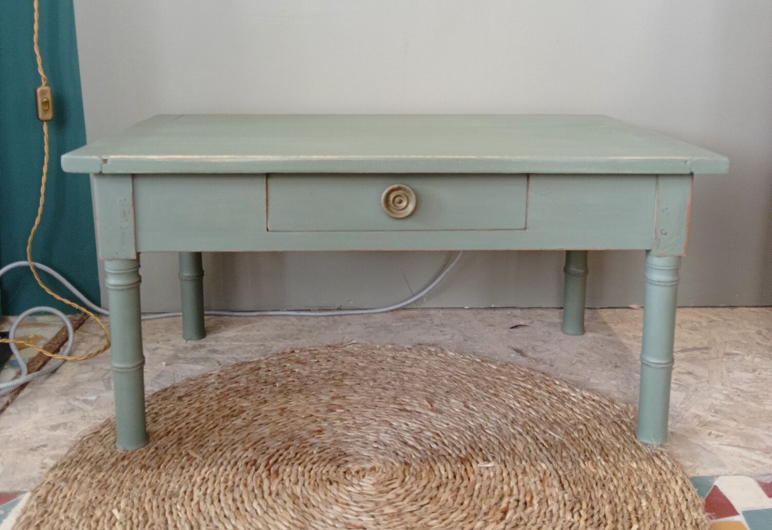 Khaki coffee table