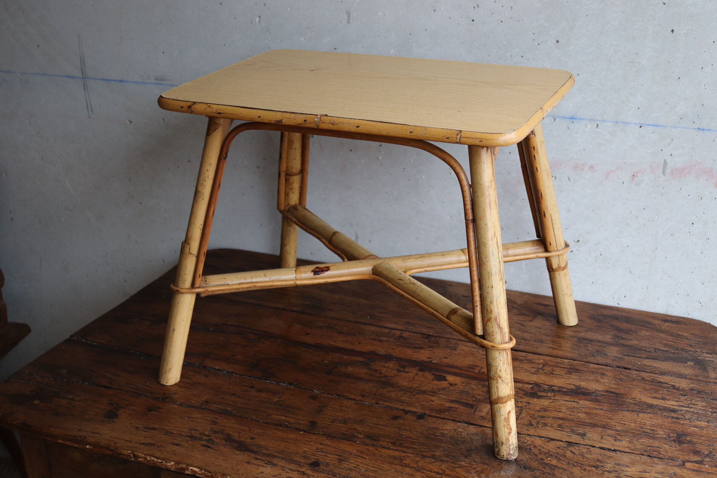 Rattan coffee table