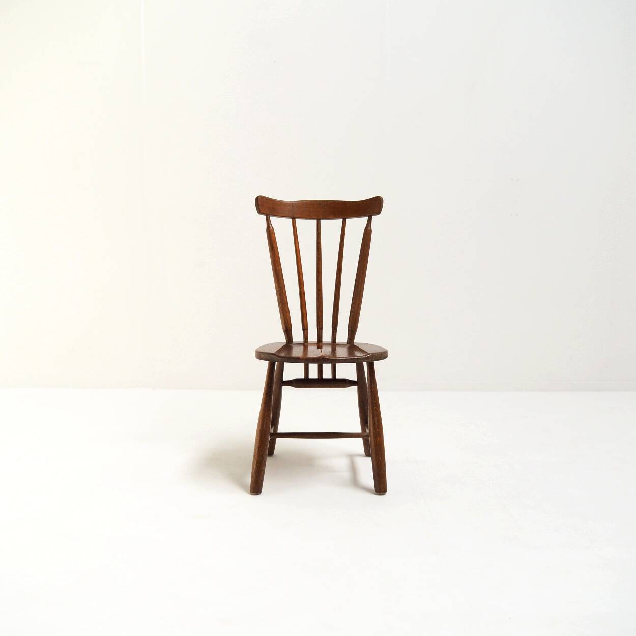 Set of 6 Vintage Chairs in the Japandi Brutalist Style