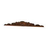 Walnut pediment
