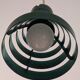 Green metal pendant light