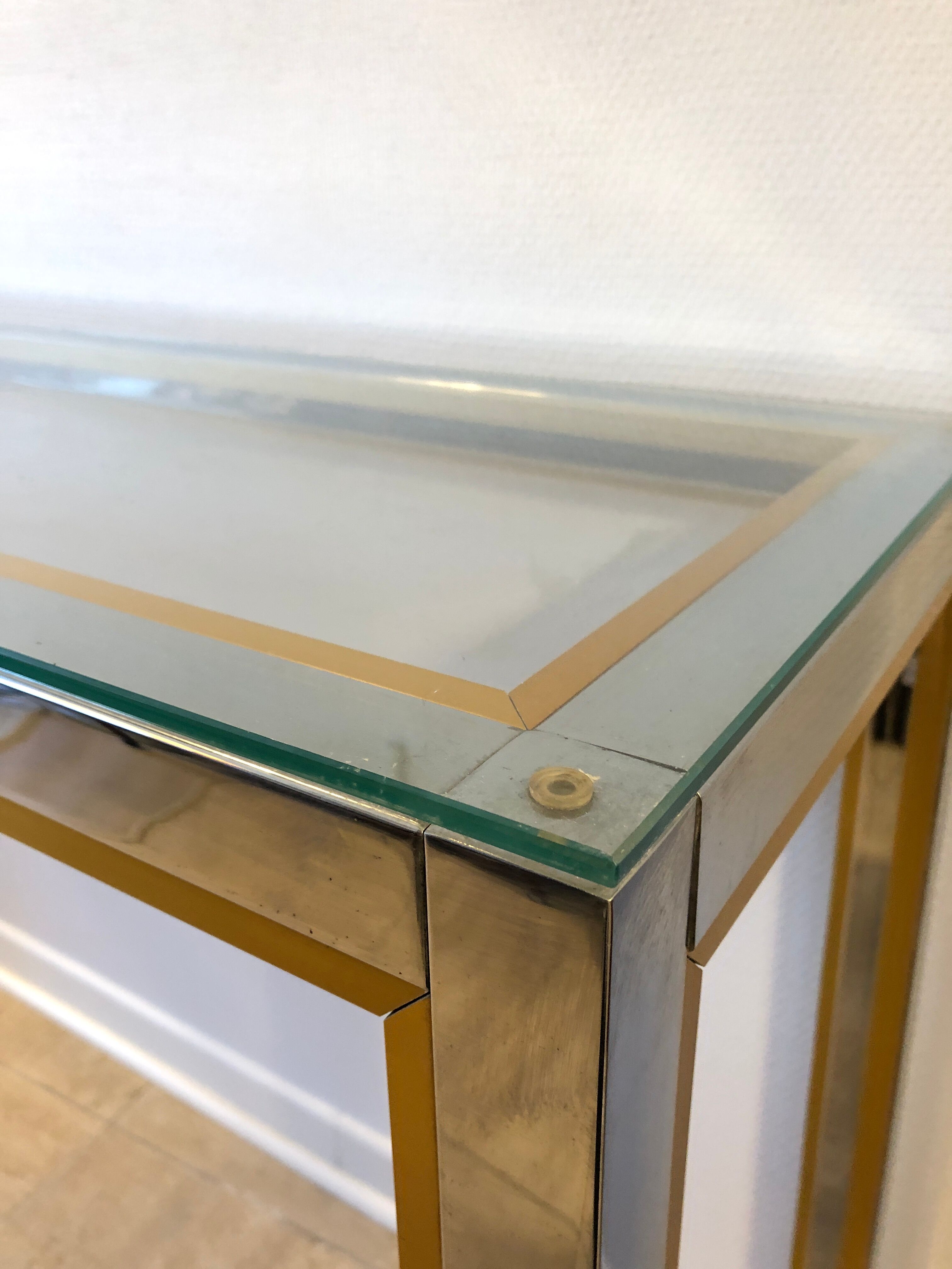 Renato ZEVI Glass Console, 1970