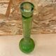 Antique Chianti Dame Jeanne Green Glass Bottle Large Vintage Model