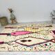 Colorful handmade wool Berber rug 320 X 180 CM