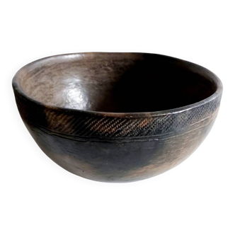 African salad bowl in Néré wood