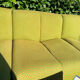 Set of 6 modular vintage Space Age armchairs - Green & Orange