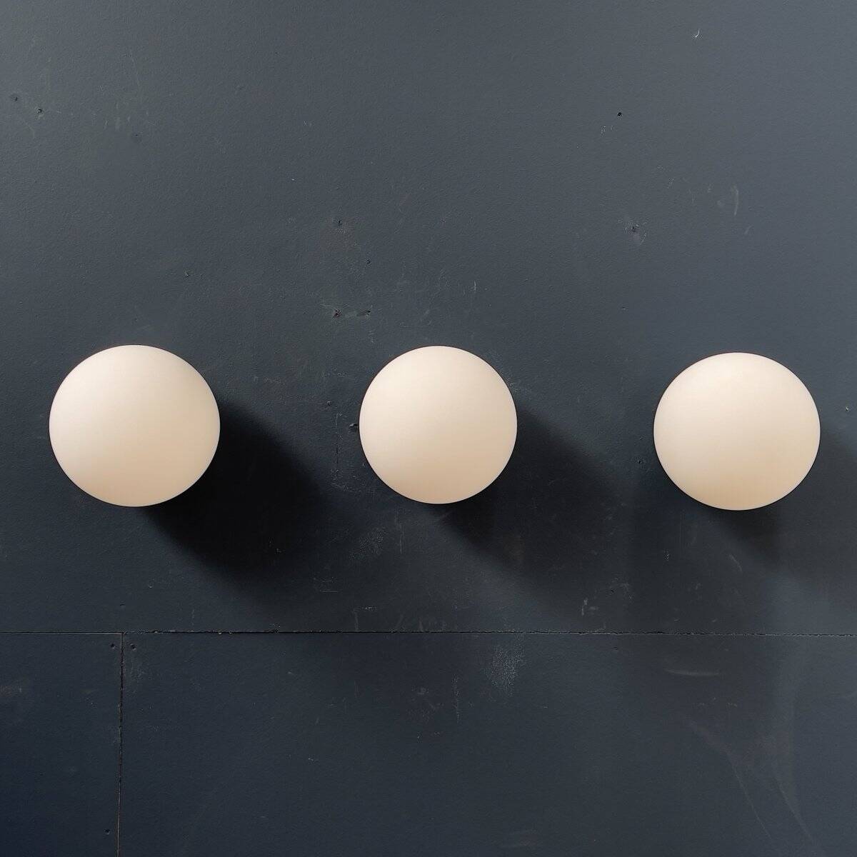 Castore Ball Sconces by Lucchi Michele, Set of 3