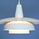 Danish hanging lamp in white, 1970s