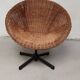 Fauteuil corbeille osier