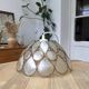 Beige mother-of-pearl "Petals" pendant