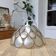 Beige mother-of-pearl "Petals" pendant