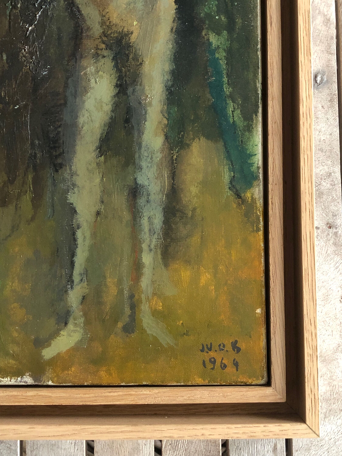 Oil on canvas signed Jacques Van Den Bussche