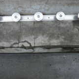 Coat rack 5 hooks aluminum of the 50s