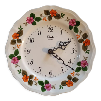 Plate wall clock