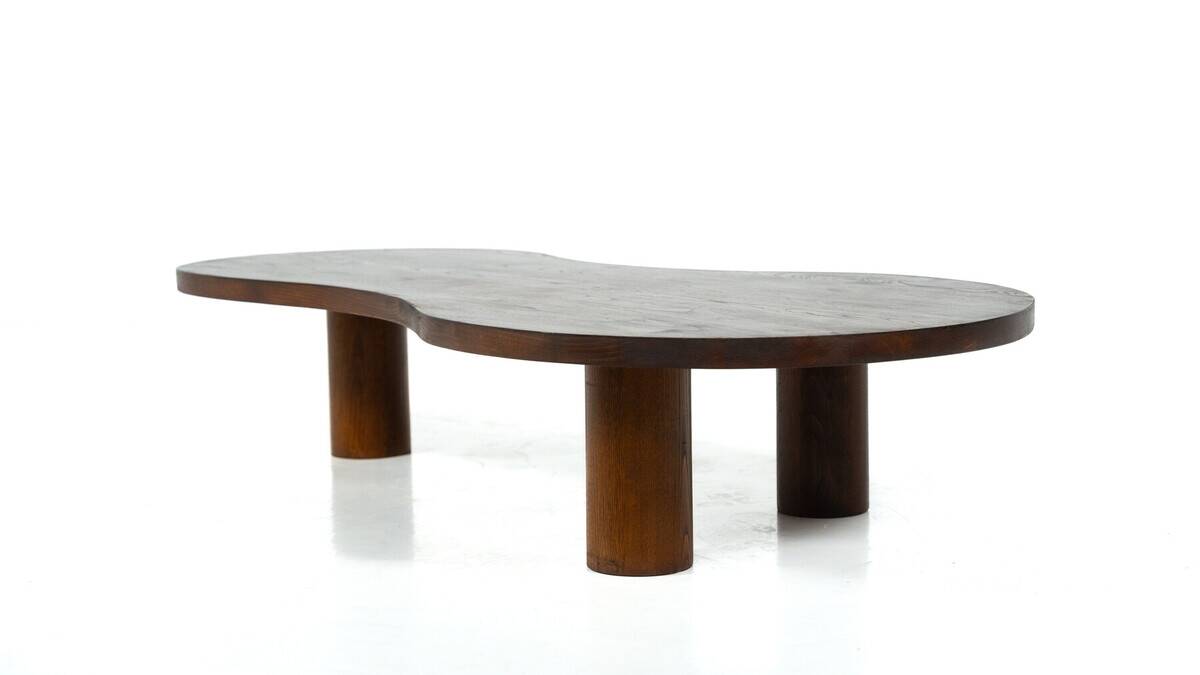 Organic Shaped Wooden Coffee Table, Contemporary, Italy