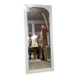 Large beveled art deco mirror