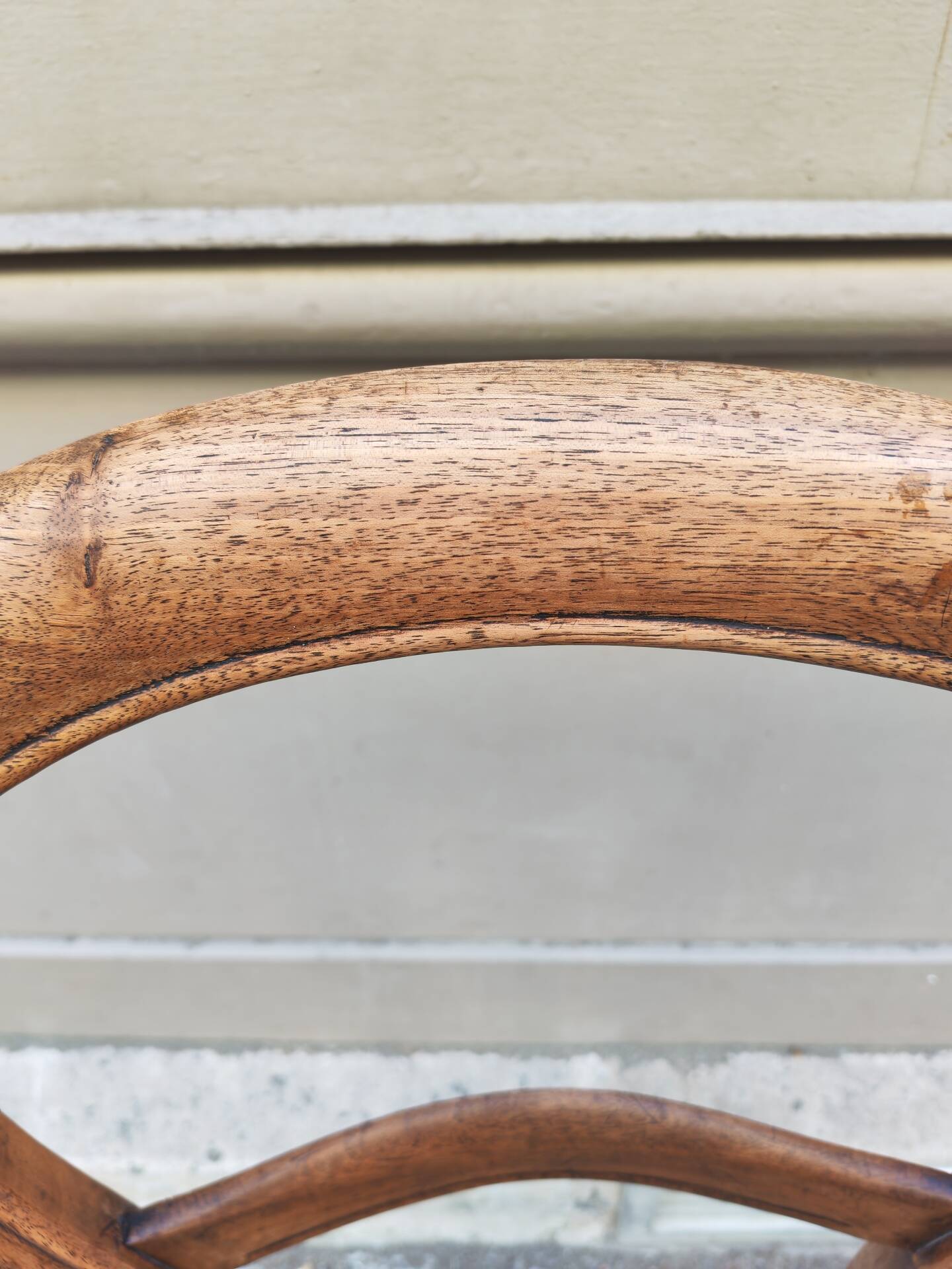Louis Philippe style chair in walnut, 1900.