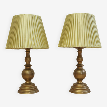 Set of two bedside lamps, Danish design, 1970s, made in Denmark