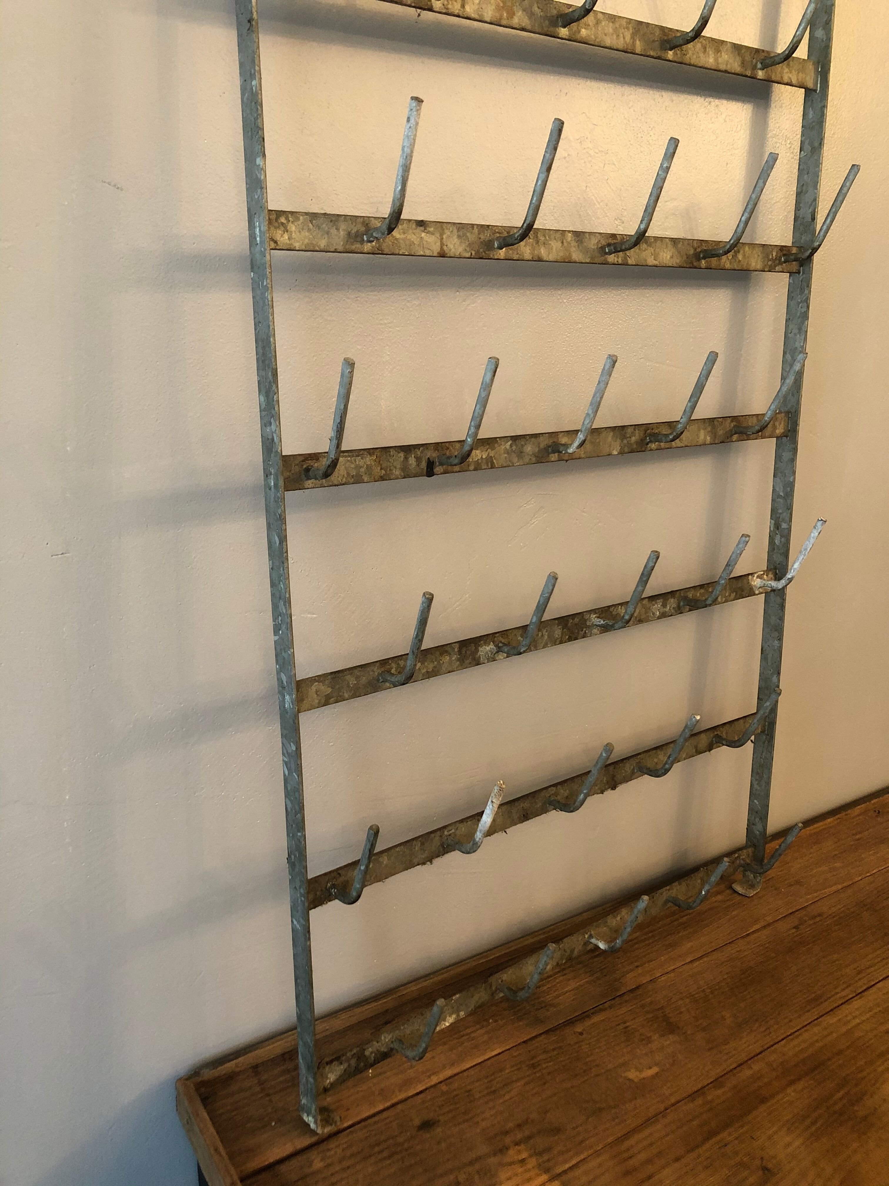 Zinc bottle holder hedgehog