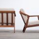 Fauteuils en teck par H. Brockmann-Petersen pour Randers Møbelfabrik, années 1960, ensemble de 2