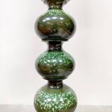 Vintage ceramic bubble floor lamp Kaiser Leuchten Idell 'Nature green'