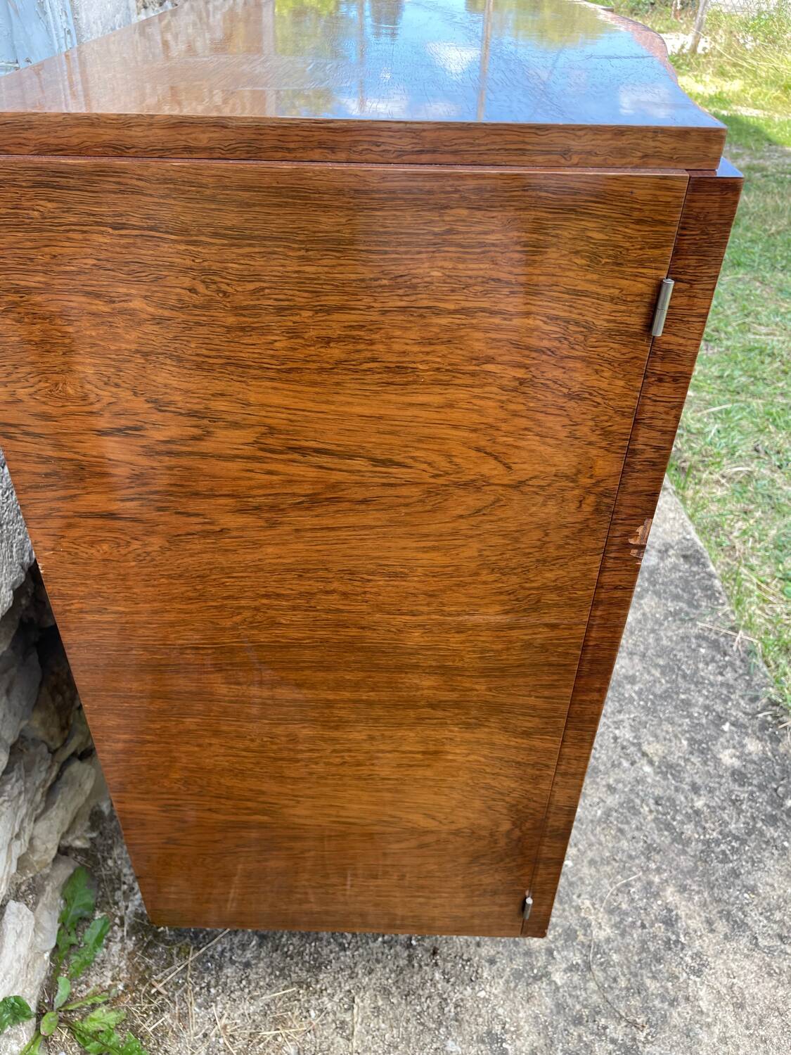 50s art deco sideboard in rosewood