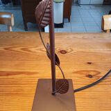 Vintage 70s Brown Metal Lamp
