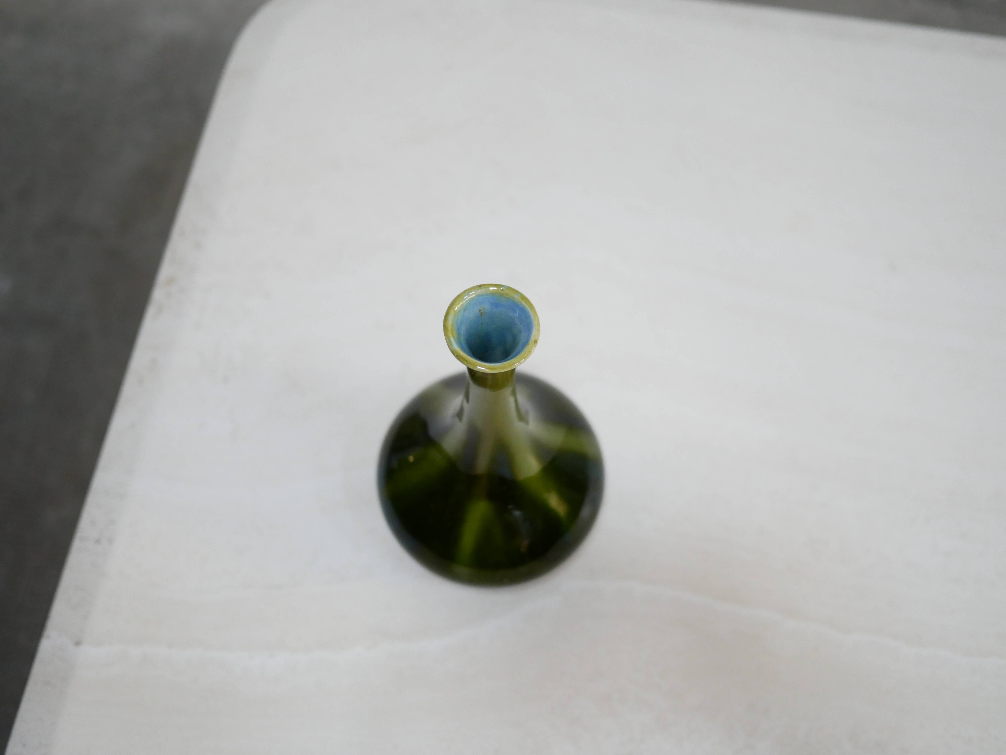 Vintage ceramic vase by the Orchies L'Herminé Declercq factory