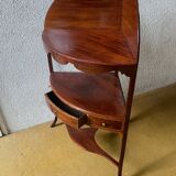 19th century mahogany corner cabinet