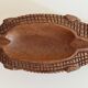 Carved wooden ashtray