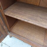 Louis XV style rustic buffet in solid walnut