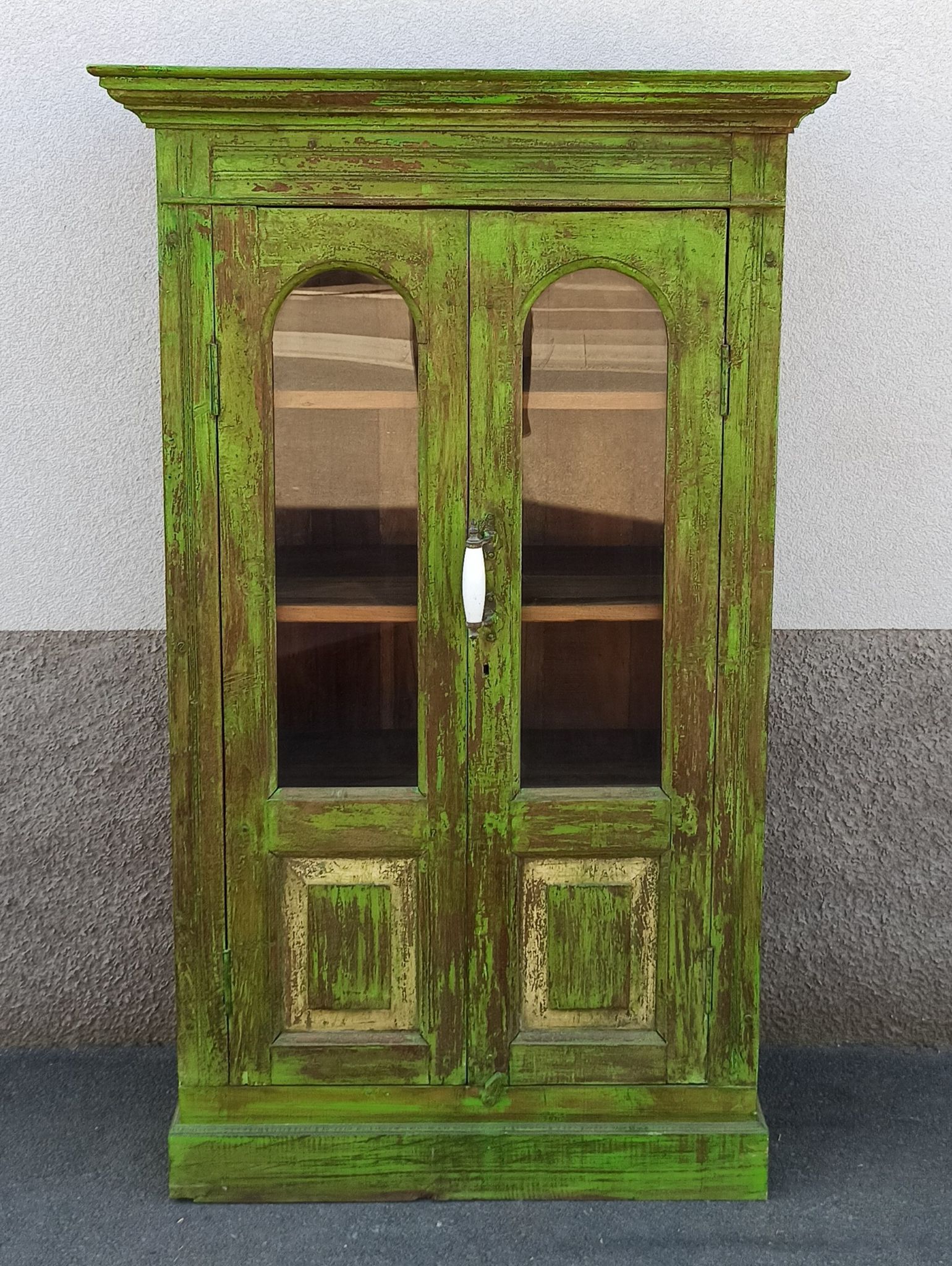 Wooden glass cabinet