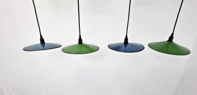 Enameled pendant lights 4