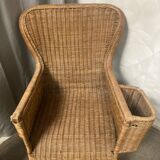 Rattan armchair called ear