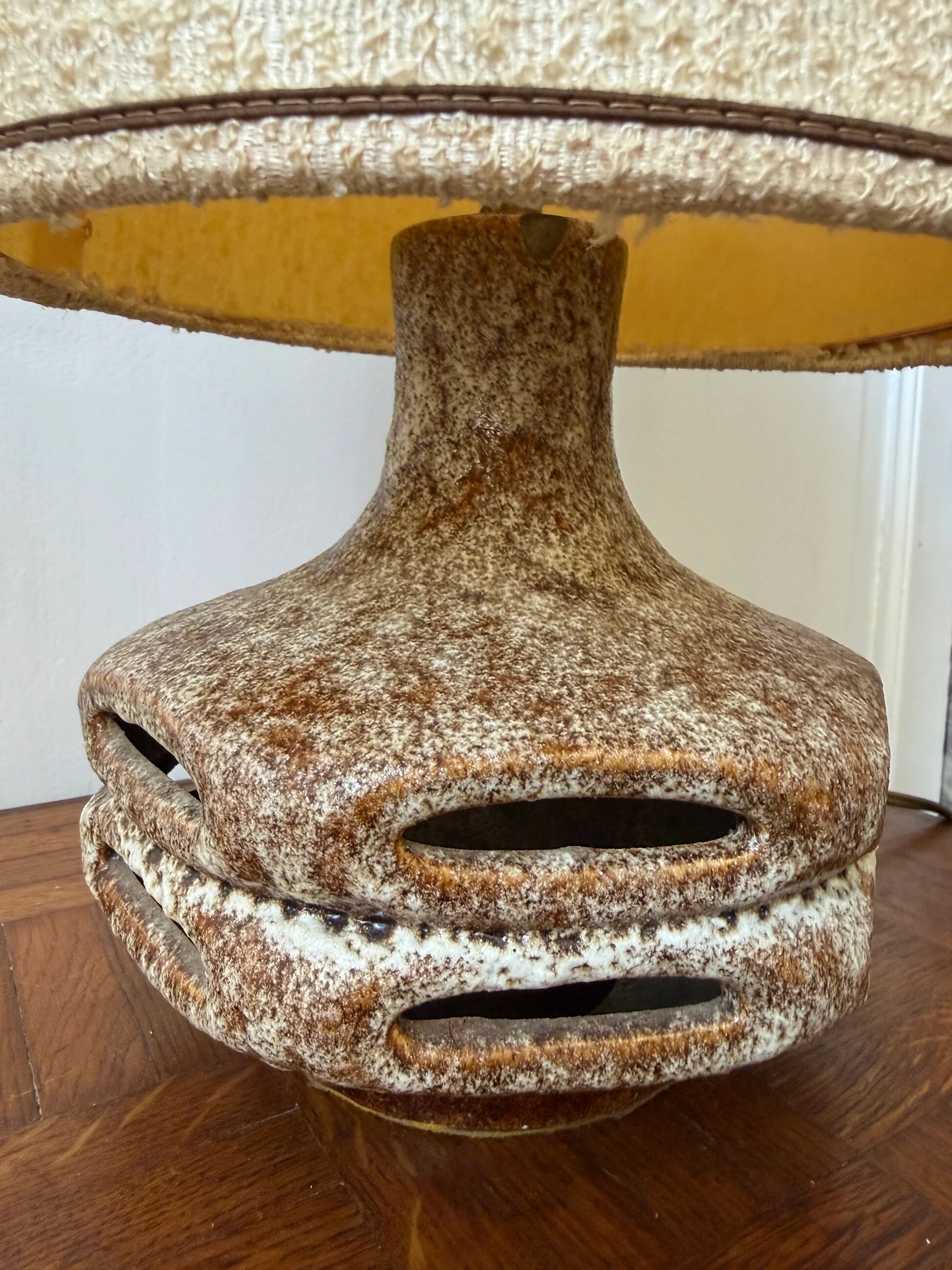 Fat Lava ceramic lamp - Mid century 1970