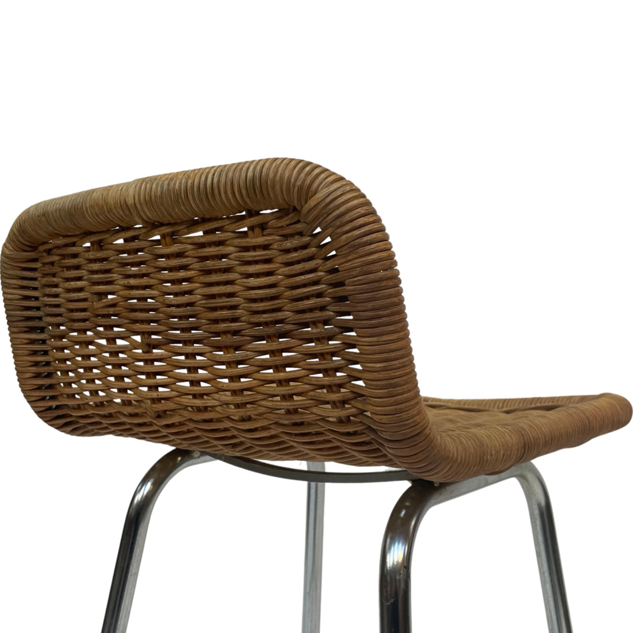 Vintage stool barstool Dirk van Sliedregt Rohe Noordwolde
