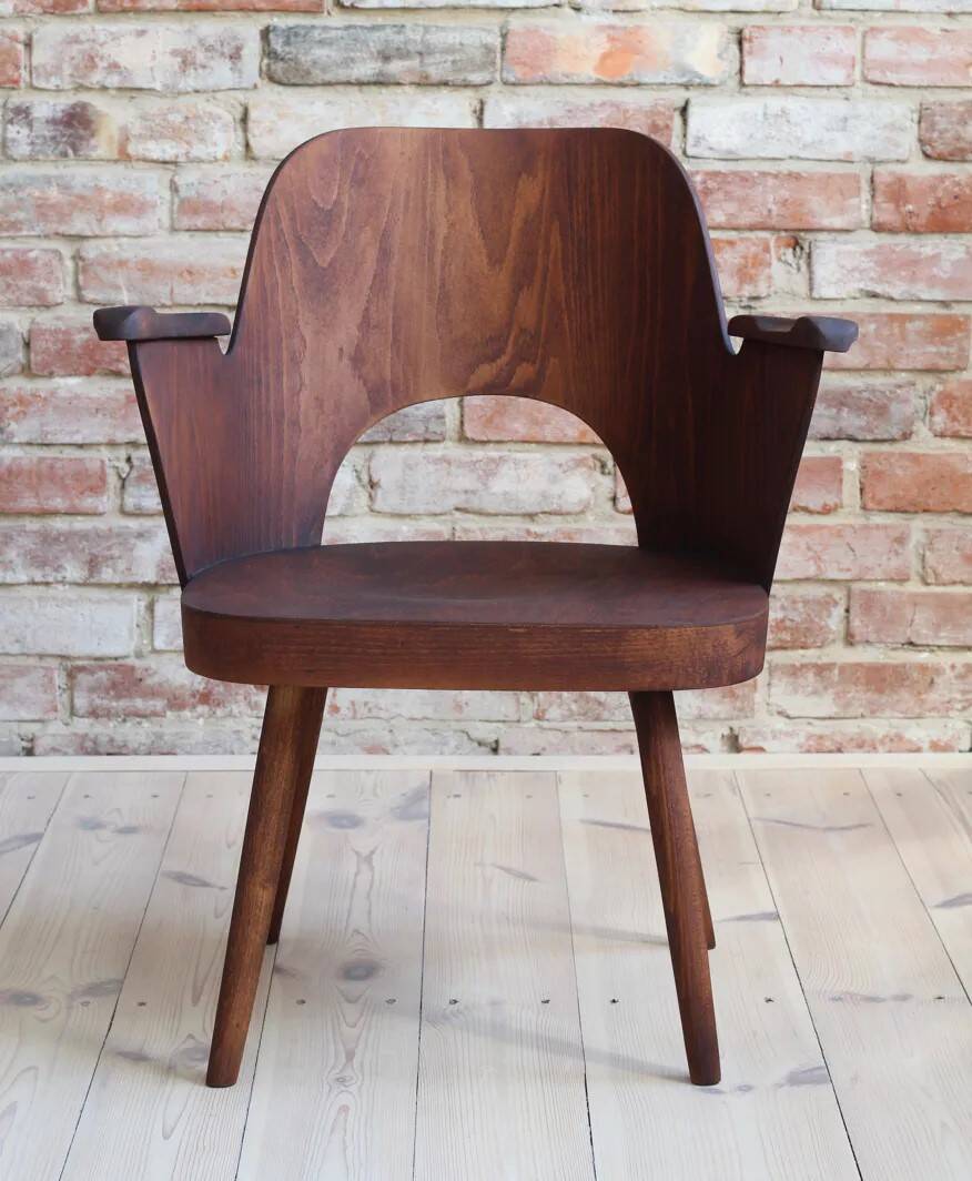 Dining Chairs by Lubomír Hofmann for TON, Model 1515, Beechwood, 1960s, Set of 2