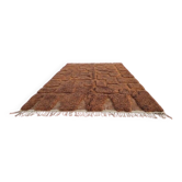 Moroccan Berber rug camel terracotta 300x200 cm – geometric pattern