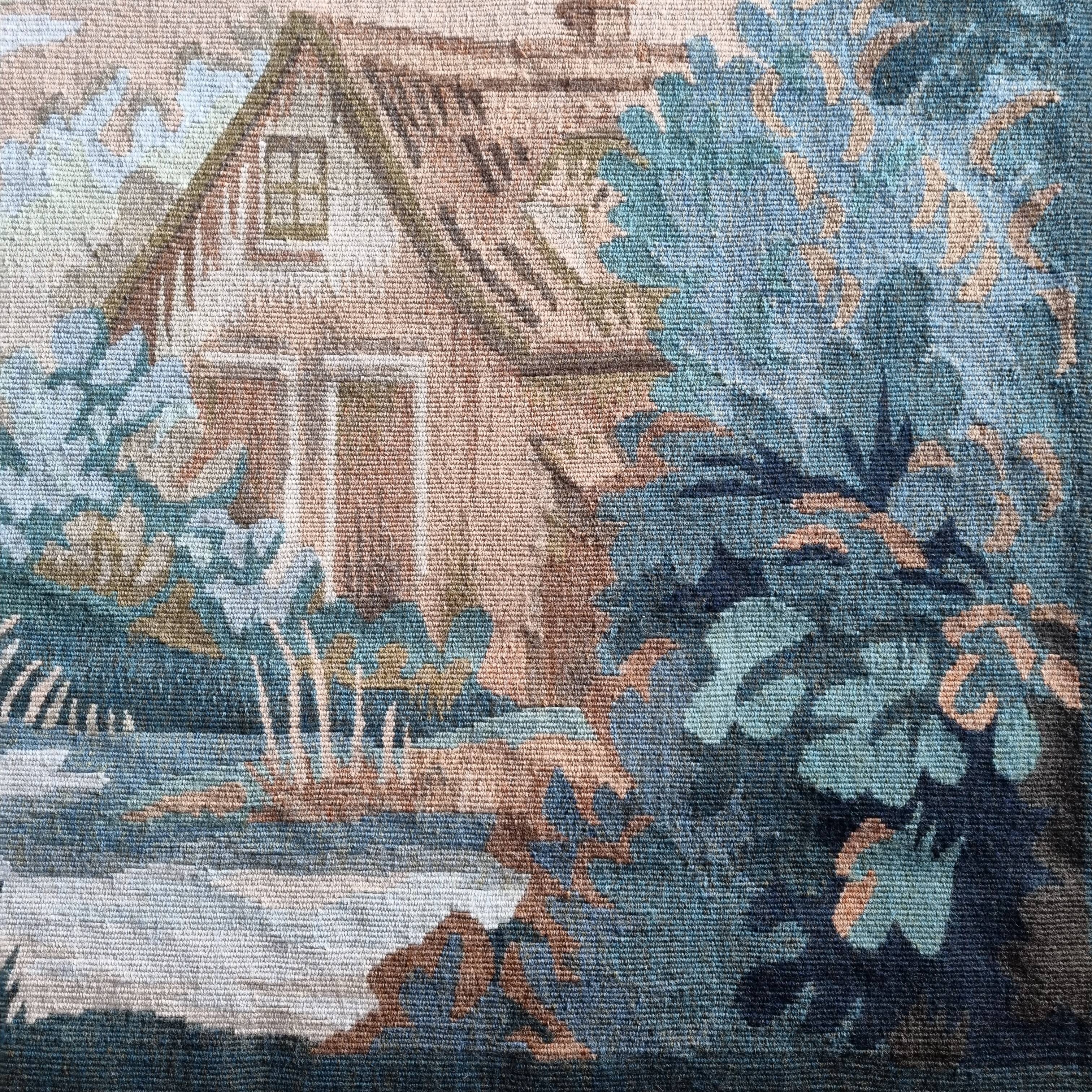 Robert Four Aubusson tapestry 'The refuge'