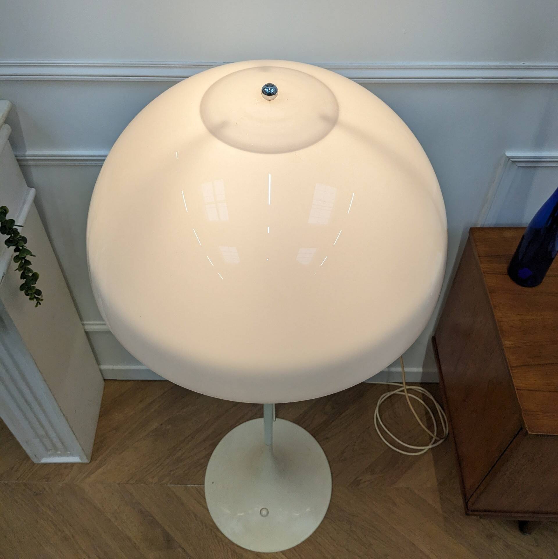 Panthella floor lamp by Verner Panton and Louis Poulsen