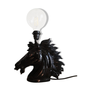 Pied de lampe tete de cheval en