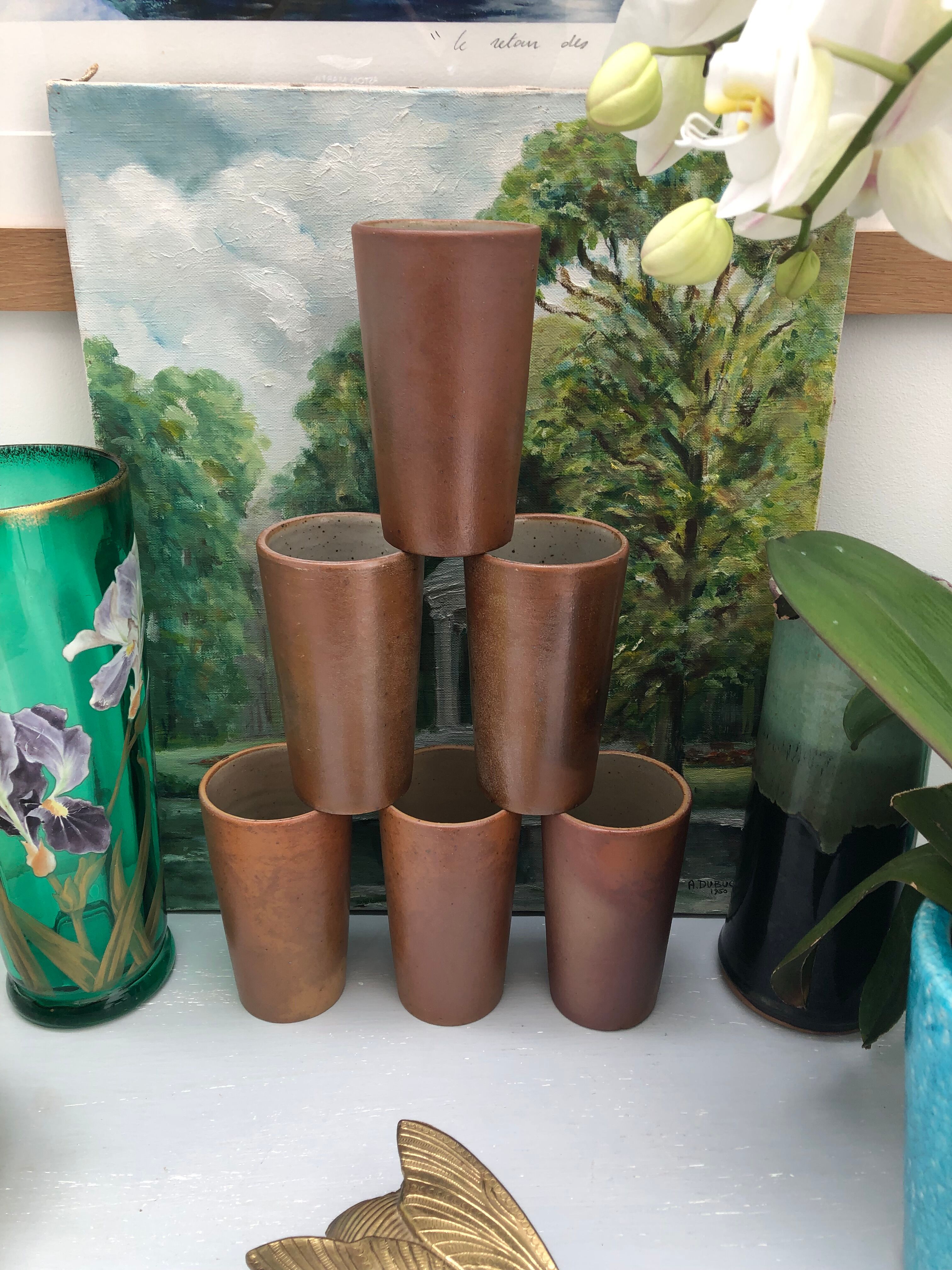 Stoneware glass