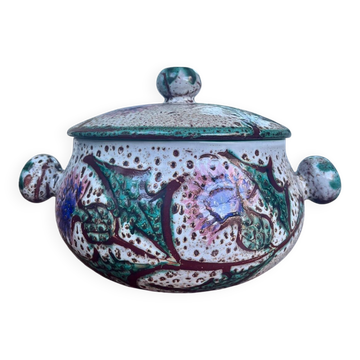 Vintage ceramic soup tureen – Daniel Étienne, Vallauris